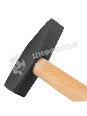 Молоток слесарный Сибртех 600 г, квадратный боек, деревянная рукоятка
