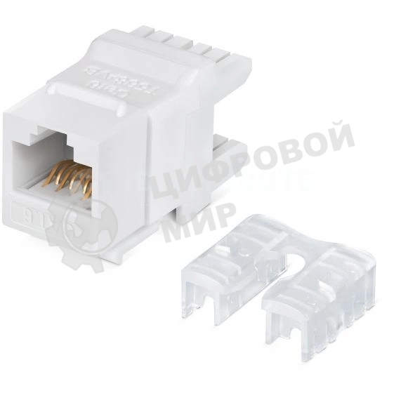 Модуль LANMASTER NTSS-KJ-UTP-RJ45-6-180-WT информ. KeystoneRJ45 Cat.6 UTP белый