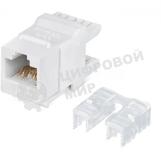 Модуль LANMASTER NTSS-KJ-UTP-RJ45-6-180-WT информ. KeystoneRJ45 Cat.6 UTP белый