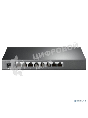Коммутатор TP-Link SMB TL-SG2008 8-port Pure-Gigabit Desktop Smart Switch, 8 10/100/1000Mbps RJ45 ports, Tag-based VLAN, STP/RSTP/MSTP, IGMP V1/V2/V3 Snooping, DHCP Filtering, 802.1P Qos, Rate Limiting, Voice VLAN,