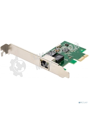 Сетевой адаптер Ethernet Gembird NIC-GX1 1000/100/10, PCI-express, чипсет RTL8111C