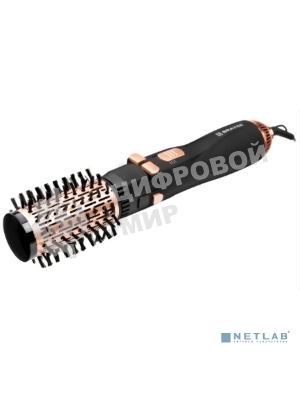 Фен-щётка BRAYER BR3132 черный/золотистый, 1200 Вт, 25/38 мм