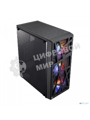 Компьютерный корпус Aerocool/Formula MANA черный без БП ATX 6x120мм 2xUSB 2.0 1xUSB 3.0 audio bott PSU