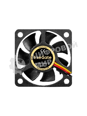 Вентилятор для корпуса ExeGate EX05015S3P-24 черный, 50 мм, 7000 об/мин, 36.8 дБ, 3 pin