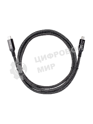 Кабель USB4 TypeCM/CM 8K@30Hz, 40Gbps, PD 240W, медь Telecom 1.5м TUS840-1.5M