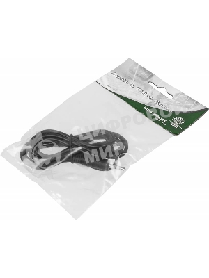 Кабель аудио 1.5м Jack/Jack 3.5мм Ningbo male/male, черный, JAAC002-1.5