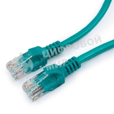 Патч-корд UTP Cablexpert cat.5e, 3м, литой, многожильный, зеленый