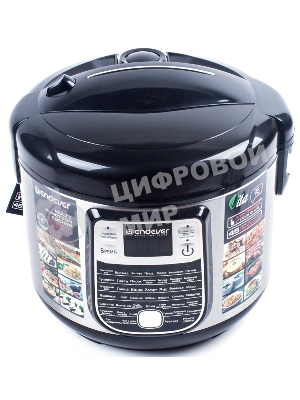 Мультиварка Endever Vita-95, мощность 1000 Вт, черный/стальной, емкость 5л, 45 авторежимов работы, книга рецептов