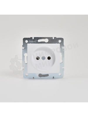 Механизм розетки 1-м СП Karina 16А IP20 без заземл. термопласт бел. LEZARD 707-0288-121B