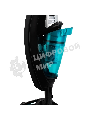 Пылесос вертикальный паровой Kitfort КТ-535-1 черный, питание от сети, 1600 Вт, уборка влажная/паром/сухая, пылесборник 1 л