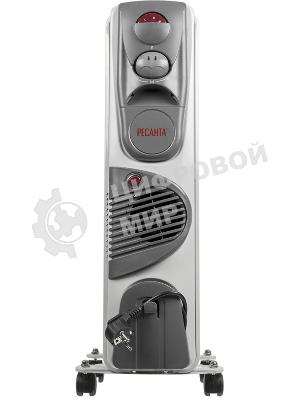 Обогреватель масляный Ресанта ОМ-7НВ (7секций) белый, 1900 Вт, 19 м2, термостат 67/3/10