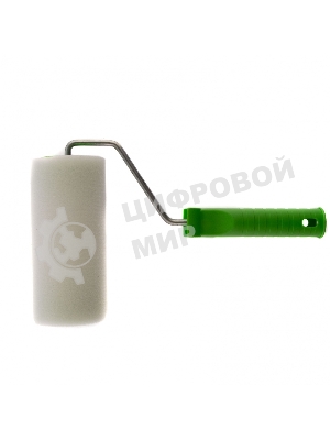 Валик Сибртех Поролон с ручкой, 150 мм, D 48 мм, D ручки 6 мм