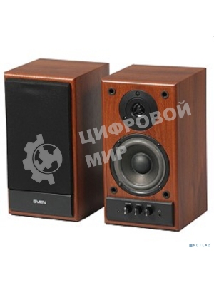 Акустическая система SVEN SPS-702 2.0 коричневый/орех 40Вт