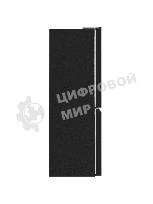 Холодильник Maunfeld MFF183NFBE черный трехкамерный инвертор 270/135л морозилка снизу, Total NoFrost, Side by Side