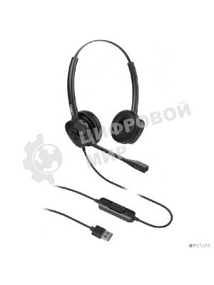 Гарнитура Fanvil HT302-U чёрный, проводная