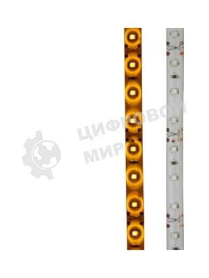Лента светодиодная силикон, 8 мм, IP65, SMD 2835, 60 LED/m, 12 V, цвет свечения желтый