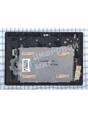 Модуль (матрица + тачскрин) для Lenovo Tab 2 A10-70 черный c рамкой