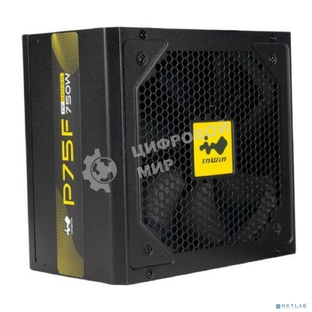 Блок питания INWIN P75F 750W 80plus Gold, full range, 120mm fan [6188849]