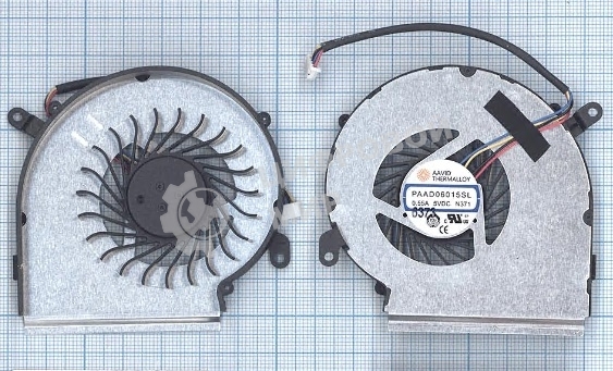 Вентилятор (кулер) для ноутбука MSI GE62VR GE72VR GP62MVR GP62VR GP72VR (GPU) 4-pin