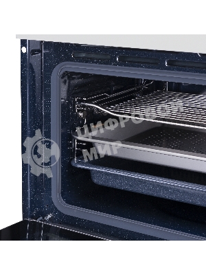 Духовой Шкаф электрический с паром Maunfeld MCMO5016STGW, 50л, дверца с 2 стеклами, белый