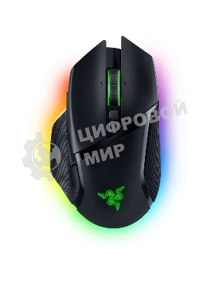 Мышь беспроводная/проводная Razer Basilisk V3 Pro 35K черный, 35000 dpi, радиоканал, Bluetooth, USB, кнопки - 11