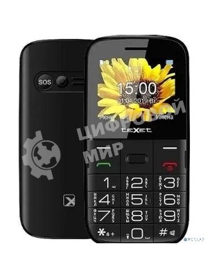 Мобильный телефон teXet TM-B227 черный