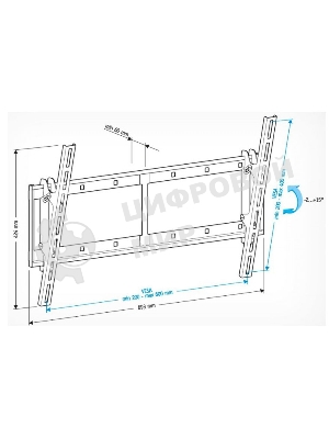 Кронштейн для телевизора Holder LCD-T6606 черный 42