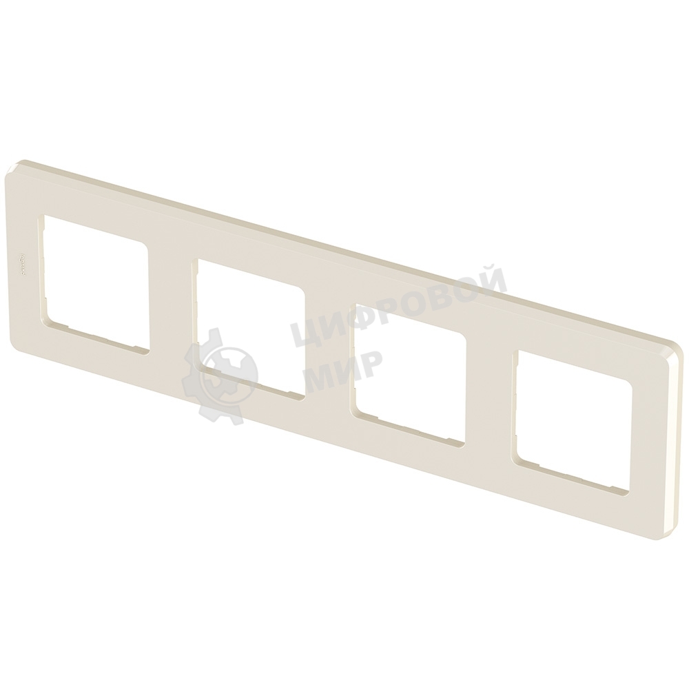 Рамка 4 поста слоновая кость Inspiria