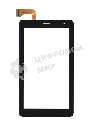 Сенсорное стекло (тачскрин) для Irbis TZ728, черное