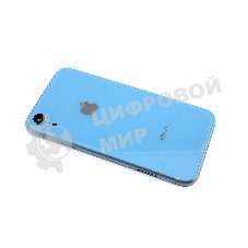 Задняя крышка (корпус) в сборе с рамкой для Apple iPhone XR blue
