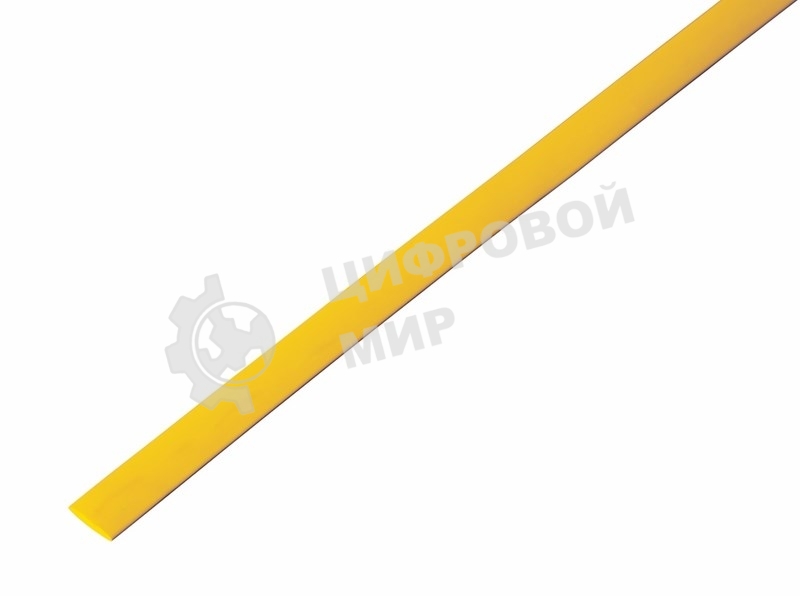 Трубка термоусадочная Rexant 5.0/2.5 1м желтый