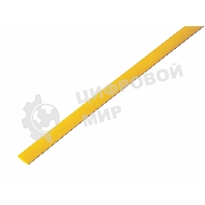 Трубка термоусадочная Rexant 5.0/2.5 1м желтый