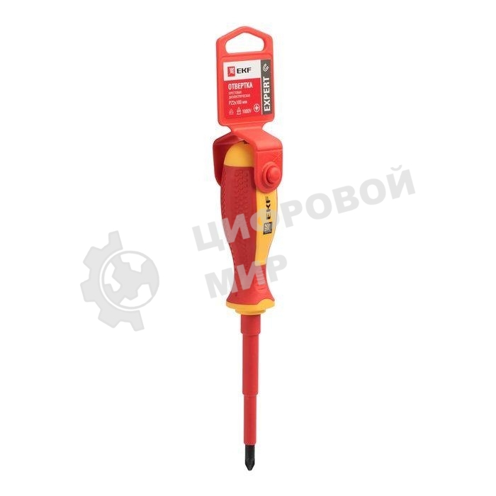 Отвертка PZ2х100мм Expert 1000В PROхima EKF pz-2-100-exp-in