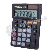 Калькулятор настольный Deli EM01320 черный 12-разр.