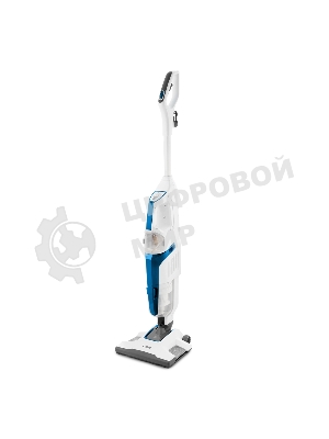 Пылесос вертикальный паровой Kitfort KT-556 белый, питание от сети, 1700 Вт, уборка влажная/сухая/паром, пылесборник 0.4 л