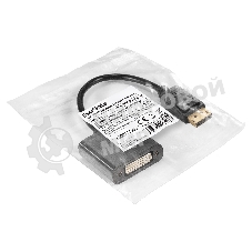 Кабель-переходник DisplayPort-DVI-D ExeGate EX-A-DPM-DVIF-0.15 (20M/29F, 0,15м, позолоченные контакты)