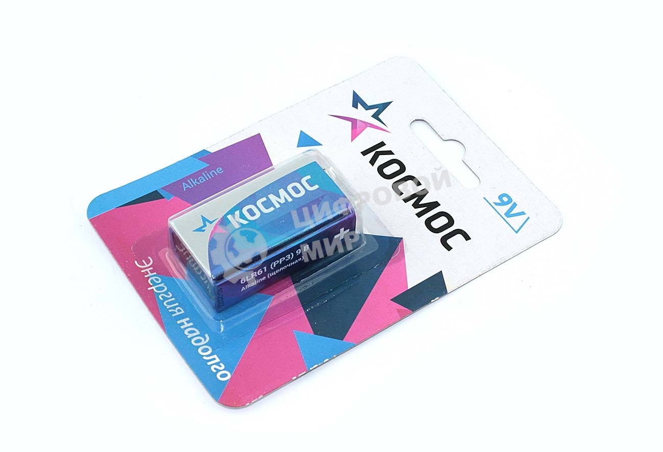 Батарейка крона Космос 6LR61