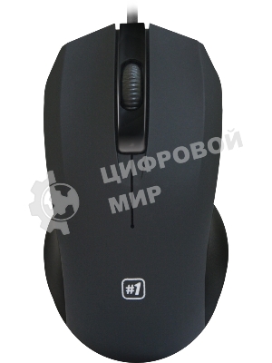Мышь проводная Defender MM-310 черный, 1000 dpi, USB, кнопки - 3
