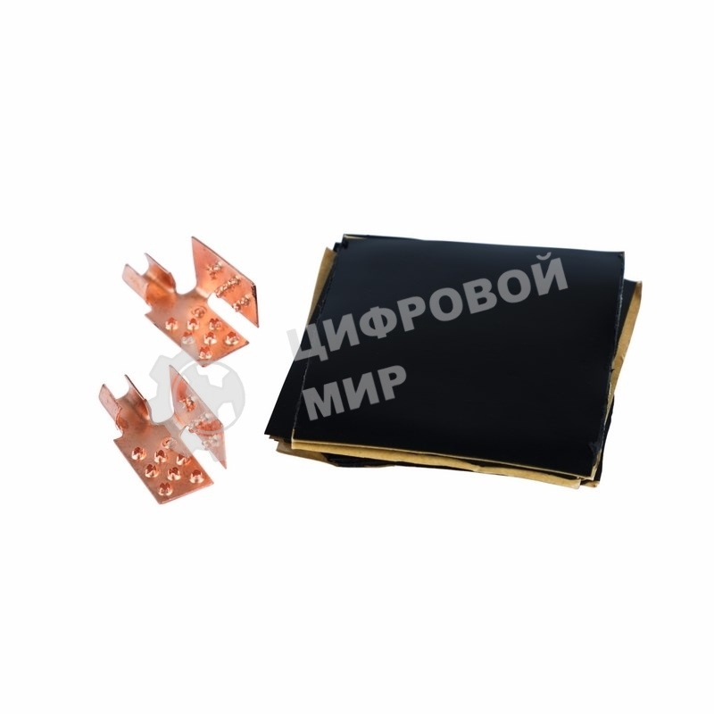 Монтажный комплект для пленочного пола Rexant (2 монтажных зажима, винил мастика 5х5 см)