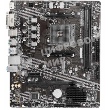 Материнская плата MSI A520M-A PRO, AM4, AMD A520, 2xDDR4, 4xSATA, 1xM.2, 1xPCIe 3.0 x16, 1xDVI-D, 1xHDMI, 1x 1Gb LAN, 2xUSB 2.0, 4xUSB 3.2 Gen 1, 3x3.5 мм, 7.1, mATX