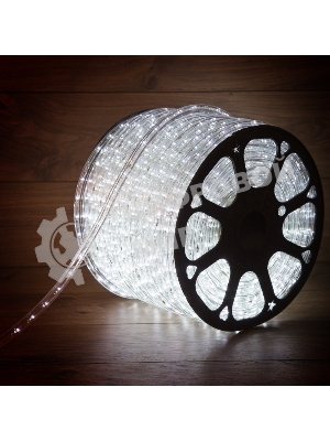 Дюралайт Neon-night LED, постоянное свечение (2W) – белый, 36 LED/м, бухта 100 м