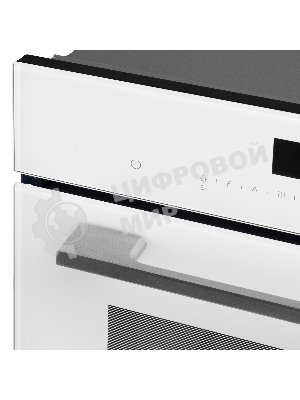 Духовой Шкаф электрический с паром Maunfeld MCMO5016STGW, 50л, дверца с 2 стеклами, белый