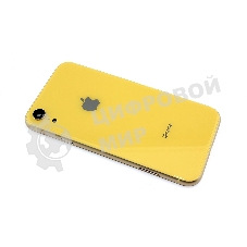 Задняя крышка (корпус) в сборе с рамкой для Apple iPhone XR желтый