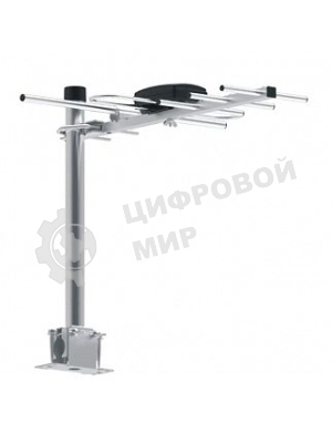 Антенна телевизионная Hyundai H-TAE100 9дБ пассивная серебристый