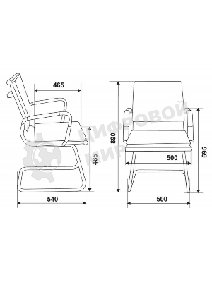 Кресло Бюрократ CH-993-Low-V/grey серый, экокожа, 120 кг, механизм качания, низкая спинка