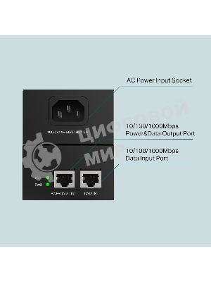 Инжектор PoE++ TP-Link TL-POE170S