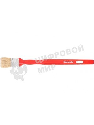 Кисть радиаторная Matrix для эмалей, 35х10 мм, натуральная щетина, пластиковая рукоятка