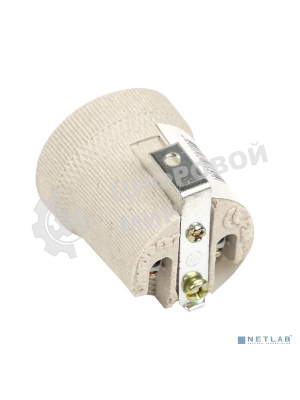 Патрон керамический E27 с держателем EKF PROxima