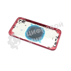 Задняя крышка (корпус) в сборе с рамкой для Apple iPhone XR красный