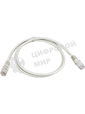 Коммутационный шнур Rexant Патч-корд UTP 5e кат. литой 1.5М серый